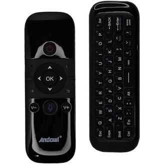 Trade Shop Trade Shop - Control Remoto Control Remoto Teclado Inal&aacute;mbrico Mouse De Aire Q-a259 Para Caja De Tv Inteligente
