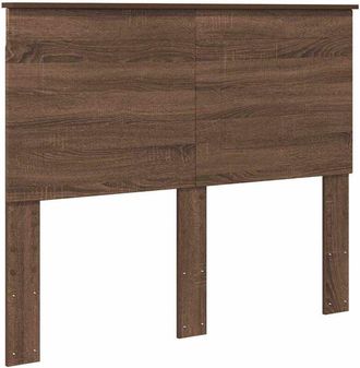 vidaXL Headboard with Headboard Brown Oak 135 cm Engineered Wood vidaXL