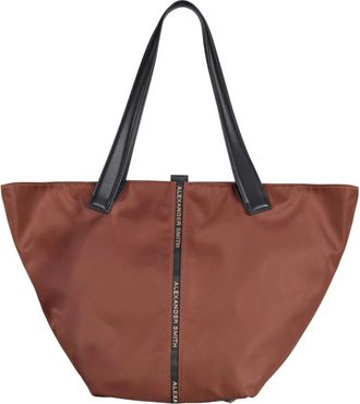 Alexander Smith Lauren Tote Bag - Dames - Shoppers - Bruin - ONE Size - Nylon - Tassen