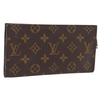Louis Vuitton Pre-owned Clutches, female, Brown, Size: ONE SIZE Pre-owned Accessory Pouch