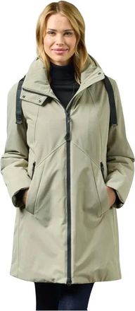 Junge Jassen, Dames, Groen, 4Xl, Leer, Oda Jas