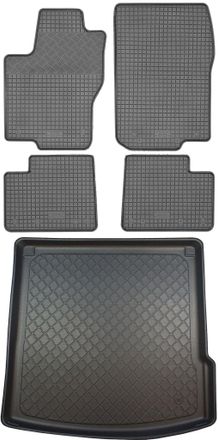 OEM Juego De Alfombrillas De Goma Para Coche Y Alfombrilla Para Maletero Para Mercedes Gle Coup&eacute; (5 Puertas) De Agosto De 2015 A Octubre De 2019