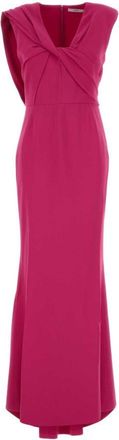 Givenchy Fuchsia Stretch Crepe Dress