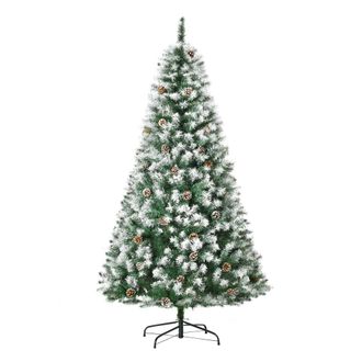 HOMCOM &Aacute;rbol de navidad 103x103x180 cm verde