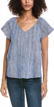 Tommy Bahama Shimmering Bay V-Neck Linen Top