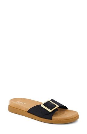 Toms Marin Slide Sandal in Black at Nordstrom, Size 7.5