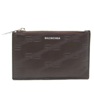 Balenciaga Tweedehands leren portemonnees - unisex - Vintage Accessoires - Bruin - ONE Size - Leer - Vintage