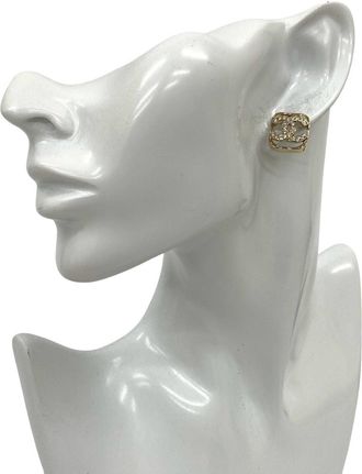 Chanel Plating Stud Earrings (Pre-Owned)