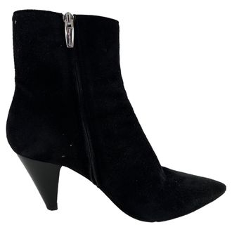 Gianvito Rossi Gianvito Rossi Connie Hakken Enkelboots in Zwart Su&egrave;de