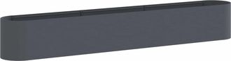 vidaXL Cama De Jard&iacute;n Elevada Gris Antracita 280 X 40 X 40 Cm Vidaxl
