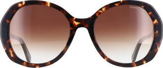 Marc Jacobs Round Womens Havana Brown Gradient 763/S - One Size