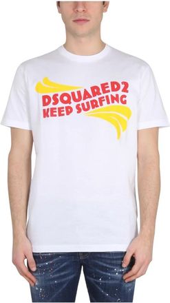 Dsquared2 Uomo, Top, Bianco, S, new