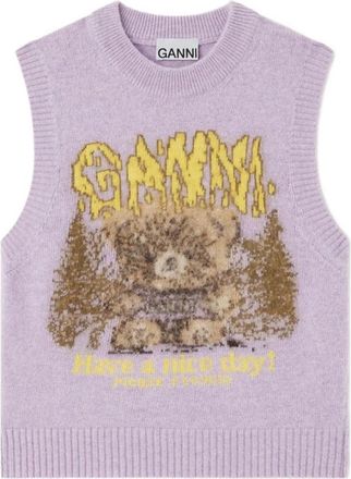 Ganni Mujer, Jerseys, P&uacute;rpura, Talla: S