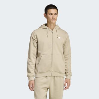 adidas Kapuzensweatshirt ADIDAS ORIGINALS TREFOIL ESSENTIALS, Herren, Gr. XXL, stone khaki, Obermaterial: 70% Baumwolle, 30% Polyester, angesetztes B&uuml;ndchen,