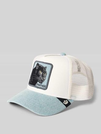 Goorin Brothers Trucker Cap mit Motiv-Patch Modell Denim Panther in Jeansblau, Gr&ouml;&szlig;e 1