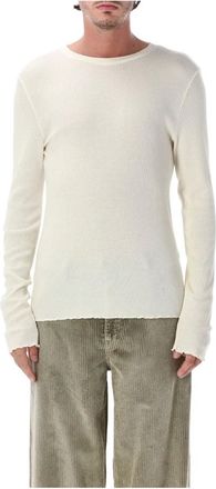 Our Legacy Maglia a Maniche Lunghe Allungata - - Tops - Uomo - Bianco - XL