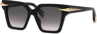 Roberto Cavalli Zonnebril - Dames - Zonnebrillen - Zwart - 54 MM - Accessoires