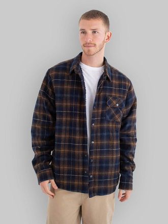 Hurley Hurley Axe Sherpa Flannel Camisa azul