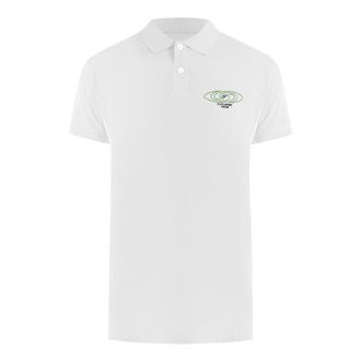 Plein Sport Korte Mouw Kraag Polo Shirt in Wit