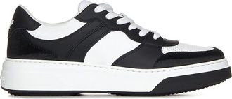 Dsquared2 White Calfskin Sneakers