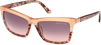 Guess GM00010 44F Womens Sunglasses Tortoiseshell Size 57