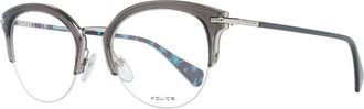 Police Gray Metal & Plastic Glasses Womens (Frames)