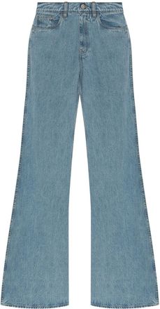 Coperni wide-leg mid-rise jeans - women - Cotton - L - Blue