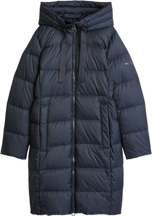 Marc O'Polo Donsjas met 2-weg rits - Dames - Parka Jassen - Blauw - L - Polyester - Jassen