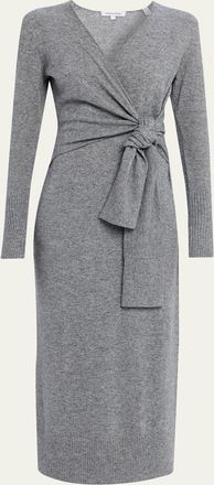 Veronica Beard Salomez Wrap Midi Dress