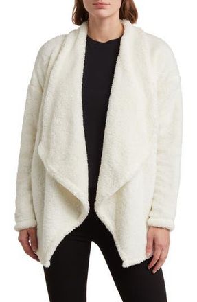 Lucky Brand Faux Shearling Cardigan in Marshmallow at Nordstrom Rack, Size Medium