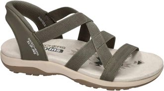 Skechers Fitness, Dames, Groen, 41 EU, Reggae Slim Stretch Flex