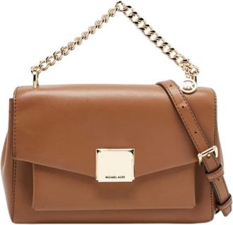 Michael Kors Pre-owned Cross Body Bags, female, Brown, Size: ONE SIZE Pre-owned Cross Body Bag