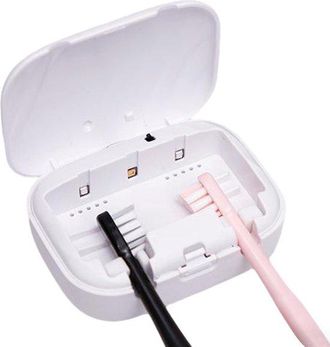 OEM Limpiador El&eacute;ctrico De Cepillos De Dientes, Limpiador Autom&aacute;tico De Ba&ntilde;o Con Luz Uv, Higiene, Cuidado Personal, Viajes, Limpieza Y (blanco)