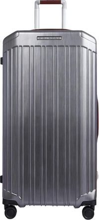 Piquadro Koffers, unisex, Grijs, ONE Size, Hardside 4 wheel suitcase in trunk shape