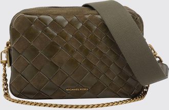 Michael Kors Bryant Woven Suede Mini Camera Bag