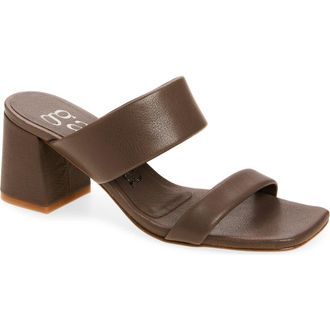 Pedro Garcia Isela Block Heel Sandal in Fossil at Nordstrom Rack, Size 8.5Us / 38.5Eu