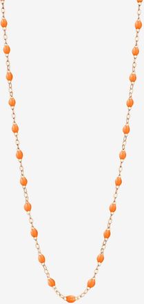 Gigi Clozeau Halskette aus Roségold und Harz Classique Gigi Mandarine