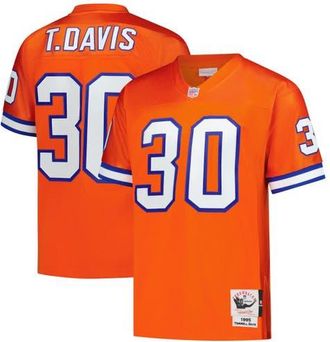 Mitchell & Ness Mens Mitchell & Ness Terrell Davis Orange Denver Broncos 1995 Authentic Throwback Retired Player Jersey at Nordstrom, Size 52