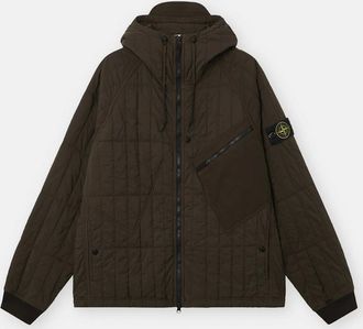 Stone Island Mens QUILTED 4100015 JACKET - Grey - Size: 42/Regular