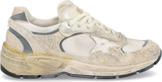 Golden Goose White Distressed Sneakers