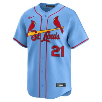 Nike Lars Nootbaar St. Louis Cardinals Nike Mens Dri-FIT MLB Limited Jersey in Blue | LM25SCA1SC9-1N3