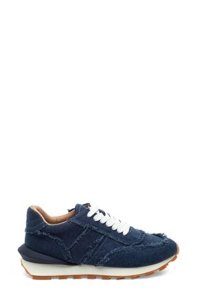 J/Slides Womens Eddie Fray Canvas Sneaker In Denim