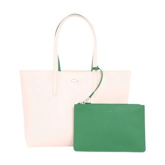 Lacoste Anna Omkeerbare Tote - Dames - Tassen - Beige - Maat: ONE Size Zijde