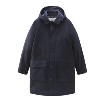Woolrich Hombre, Abrigos, Azul, Talla: L