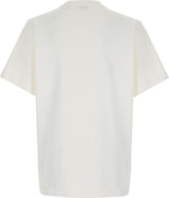 Burberry Mens T-Shirt White Cotton T-Shirts And Polos