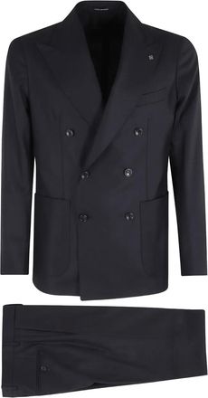 Tagliatore double-breasted two-piece suit - Blue
