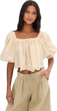 Free People Bali Daydream Melody Top Womens Clothing Mother Of Pearl Comb : LG (Womens 12-14), Nylon/Polyester
