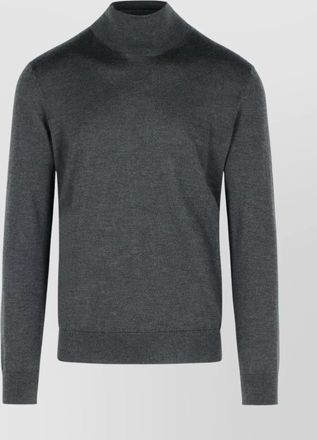 Ermenegildo Zegna cashmere silk turtleneck knit sweater