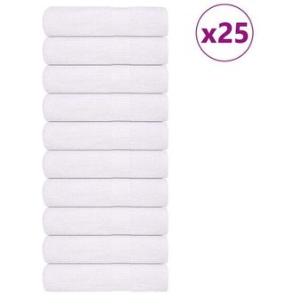 vidaXL Toallas De Ba&ntilde;o 25 Uds Blanco 100x150 Cm 360 G/m&sup2; 100% Algod&oacute;n Vidaxl