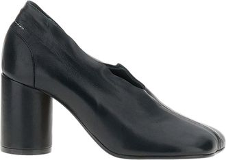 Maison Margiela Anatomic Nappa Leather Court Pumps With Cylindrical Heel